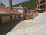 Şaphane'de Yaya Kaldırımı Çalışmaları