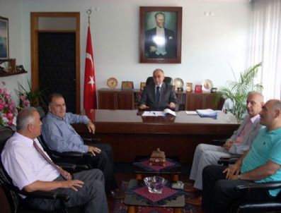 İBRAHIM ÇAY - Milletvekili Erdoğan'dan Kaymakama Ziyaret