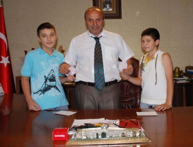 Miniklerden Taşköprü Myo'ya Bağış