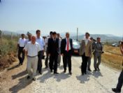 Vali Cerrah Köy Yollarında İncelemelerde Bulundu