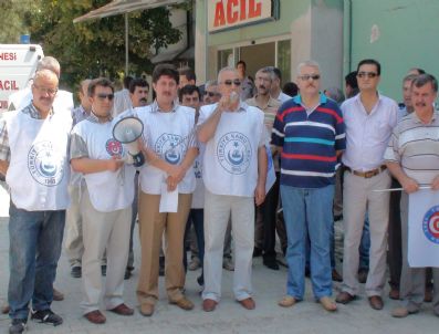 ŞEREF HAN - Gediz'de Ortak Basın Açıklaması Yapan Sendika Temsilcileri: