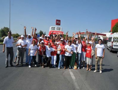 ÖNDER SAV - Güzelbaçe Chp'den Meşaleli Karşılama
