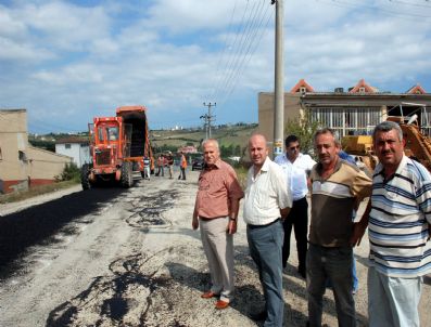 KADIR TıNGıROĞLU - Sanayi Yolu Asfaltlanıyor