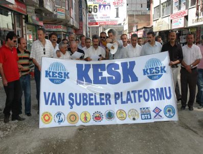 SANAT SOKAGI - Kesk Van Şubeler Platformu Toplu Sözleşmelere Tepki Gösterdi