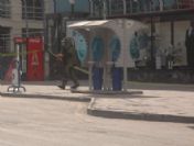 Erzurum'da Şüpheli Çanta Fünye İle Patlatılarak İmha Edildi