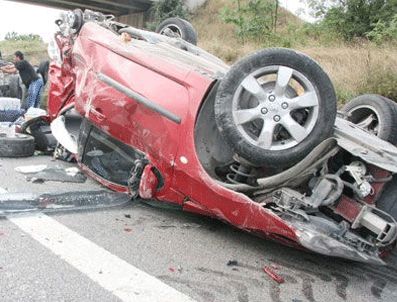 TEM'de trafik kazası