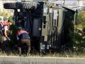 İstanbul'da askeri araç devrildi: 4 asker yaralandı
