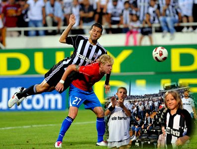 PRAG - 3-0'lık galibiyetle tur atlayan taraf Beşiktaş oldu