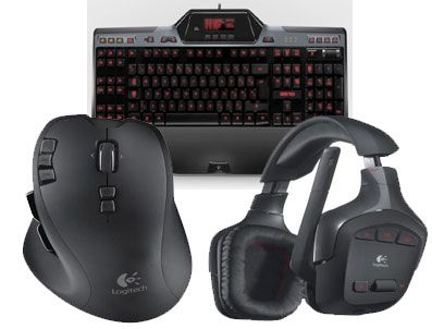 Logitech G930 kulaklık, G700 fare ve G510 klavye