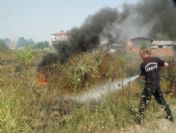 Örtü Yangınında 1.5 Dönüm Alan Zarar Gördü