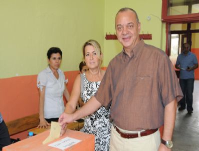 Başkan Ergün, Oyunu Ailesiyle Birlikte Kullandı