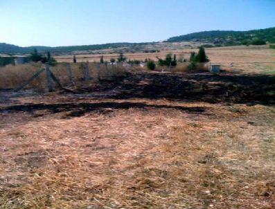 Mezarlık Ziyaretinde Yangın Çıktı