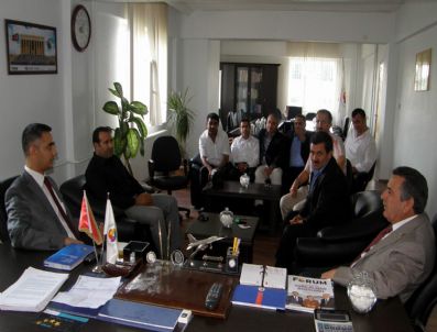 RAMAZAN FANI - Erciş Kaymakamı Ramazan Fani'den Etso'ya Ziyaret