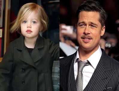 BRAD PİTT - Kızı, Brad Pitt'in kopyası