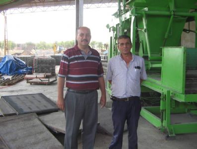 KıZıLCABÖLÜK - Kızılcabölük't Kilit Taşı Üretim Tesisi Üretime Başladı