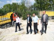 Başkan Dişli Altyapı Tesisleri İnşaatını İnceledi