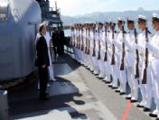 Giresun'da Bulunan Donanma Gemilerine Üst Düzey Daire Amirleri Tarafından Ziyaret Gerçekleştirildi