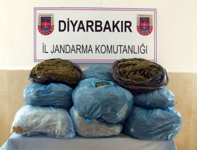 Diyarbakır'da 38 Kilo 150 Gram Esrar Ele Geçirildi