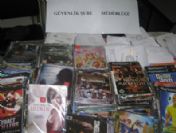 Malatya'da Bandrolsuz Cd Ve Dvd'lere El Konuldu