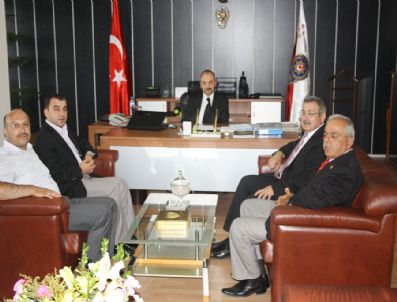 SALTUKOVA - Başkan Gülşen'den Emniyet Müdürü İle Sağlık Müdürü'ne Ziyaret