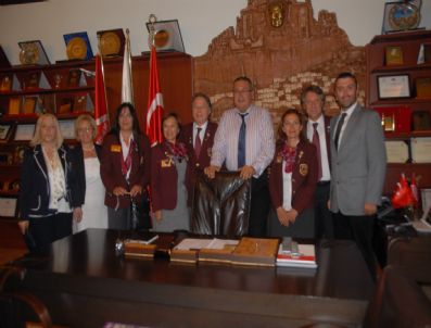 HASAN ÜNVER - Türkiye Rotary Kulübü 2430. Bölge Governorü Erbilgin, Ünver'i Ziyaret Etti