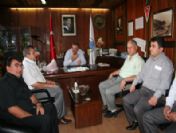 Yenice Belediye Başkanı Zeki Çaylı Ali Bektaş'ı Ziyaret Etti