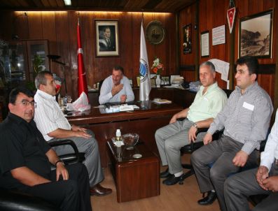 ALI BEKTAŞ - Yenice Belediye Başkanı Zeki Çaylı Ali Bektaş'ı Ziyaret Etti