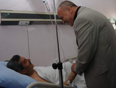 AHMET ORHAN - Başkan Ergün'den, Demirci Belediye Başkanı İhsan Temel'e Ziyaret