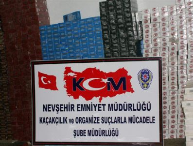 CEVHER DUDAYEV - Nevşehir Polisinden Kaçak Sigara Operasyonu