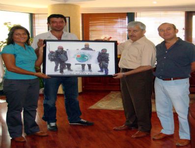 Kumluca'lı Dağcılardan Başkan Çetinkaya'ya Ziyaret