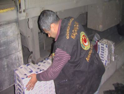Mersin'de Kaçak Sigara Operasyonu