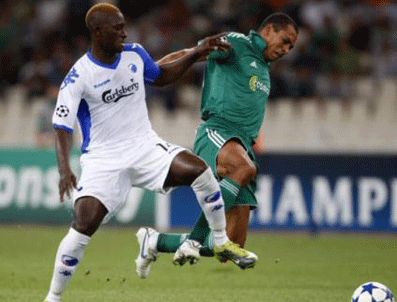GILBERTO SILVA - Panathinaikos sahasında Kopenhag'a mağlup oldu
