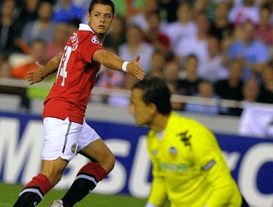 JAVIER HERNANDEZ - Valencia - M. United 0-1 maç sonucu