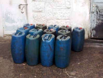 Gaziantep'te Gümrük Kaçağı Arak Yakıt Operasyonu