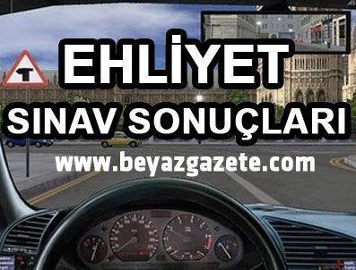 Ehliyet sınav sonuçları (18 Aralık MEB Ehliyet sınavı sonuçları)