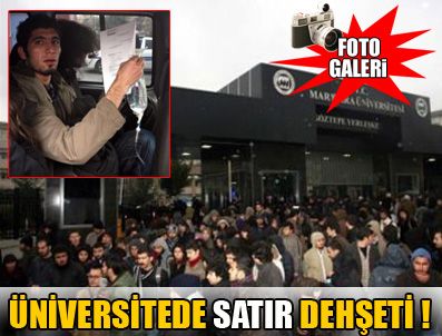 Marmara Üniversitesi'nde satır dehşeti