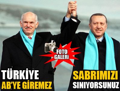 DAVOS - Erdoğan ve Papandreu'dan sert mesajlar