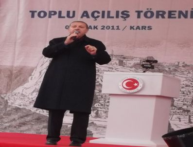 Başbakan Erdoğan Kars'ta Halka Seslendi