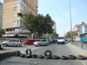 Ana caddeyi kapattı Belediye açıklama yaptı