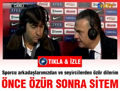 RIDVAN DİLMEN - Sporcu arkadaşlarımızdan ve seyircilerden özür dilerim