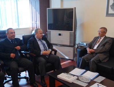 SIYASI PARTILER YASASı - Dsp Lideri Türker, Esam Genel Sekreteri Arif Ersoy`la Görüştü