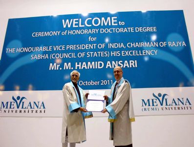 NEZIH DOĞAN - Hindistan Cumhurbaşkanı Yardımcısı Ansari Konya`da