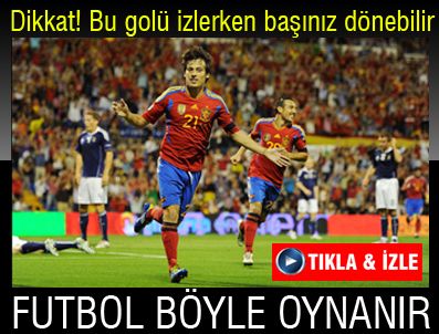 DAVID SILVA - İspanya'dan İskoçya'ya şiir gibi gol