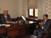 Türk Sağlık Sen Genel Başkanı Kahveci`den Çorum Valiliği`ne Ziyaret