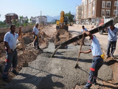 35. Cadde`de Altyapı Çalışmaları Sürüyor