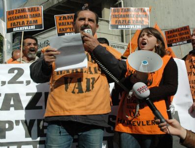 Başkentte Elektrik ve Doğalgaz Zammına Protesto