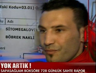 Genç sporcu, adına düzenlenen sahte rapor mağduru oldu