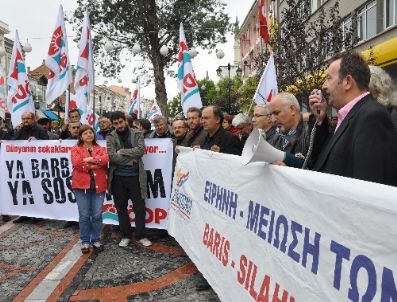 SOLAKLı - Türk ve Yunan Solcuları Edirne’de Eylem Yaptı
