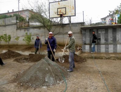 Balya’da Okullara Belediye Güzelliği
