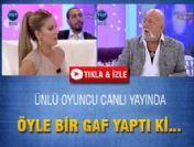 Tilmaç'tan canlı yayında büyük gaf